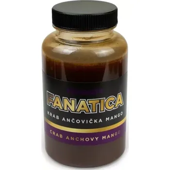 Návnadové aroma MIKBAITS - Booster Fanatica 250 ml Krab ančovička mango