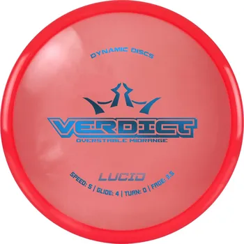 Dynamic Discs VERDICT Lucid Barva: Růžová - transparentní, Váha: 174 g