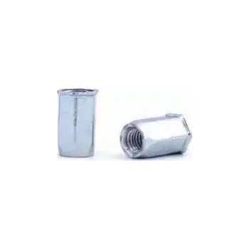 Nýt Matice nýtovací malá hlava M5x14 (0,5-3,0) šestihranná otevřená, ocel - Bralo