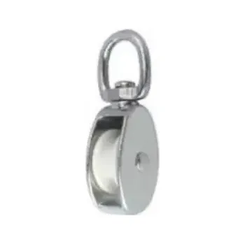 Jištění Kladka s nylonovou cívkou - otočná 9/40mm Zn