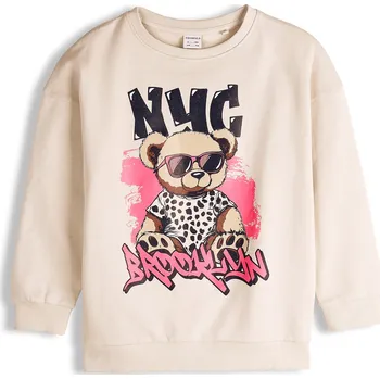 Dívčí oblečení GATE Bavlněná mikina s potiskem 10Y 426-0070/211