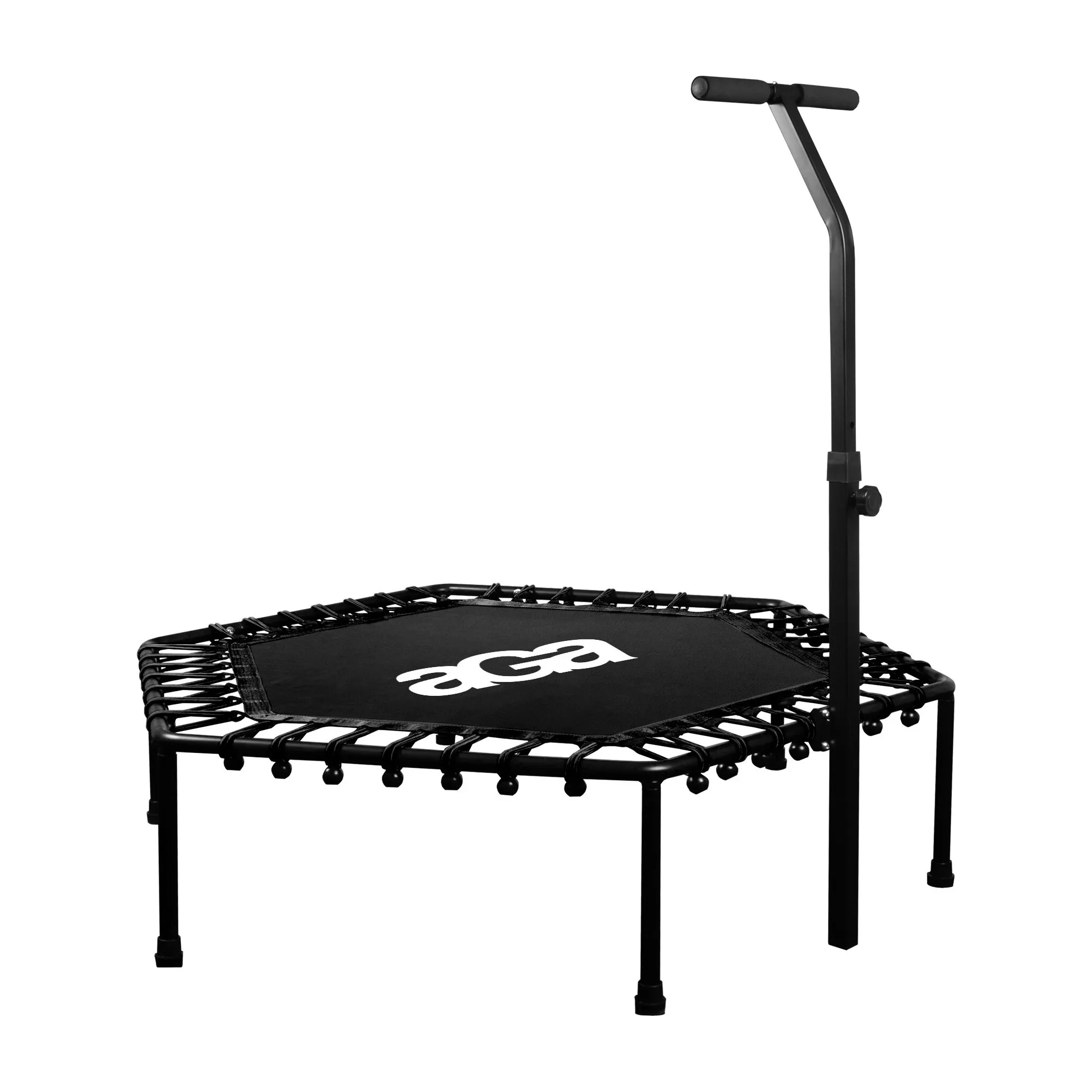 Fotografie 3 - Trampolína Aga Fitness 130 cm černá + madlo