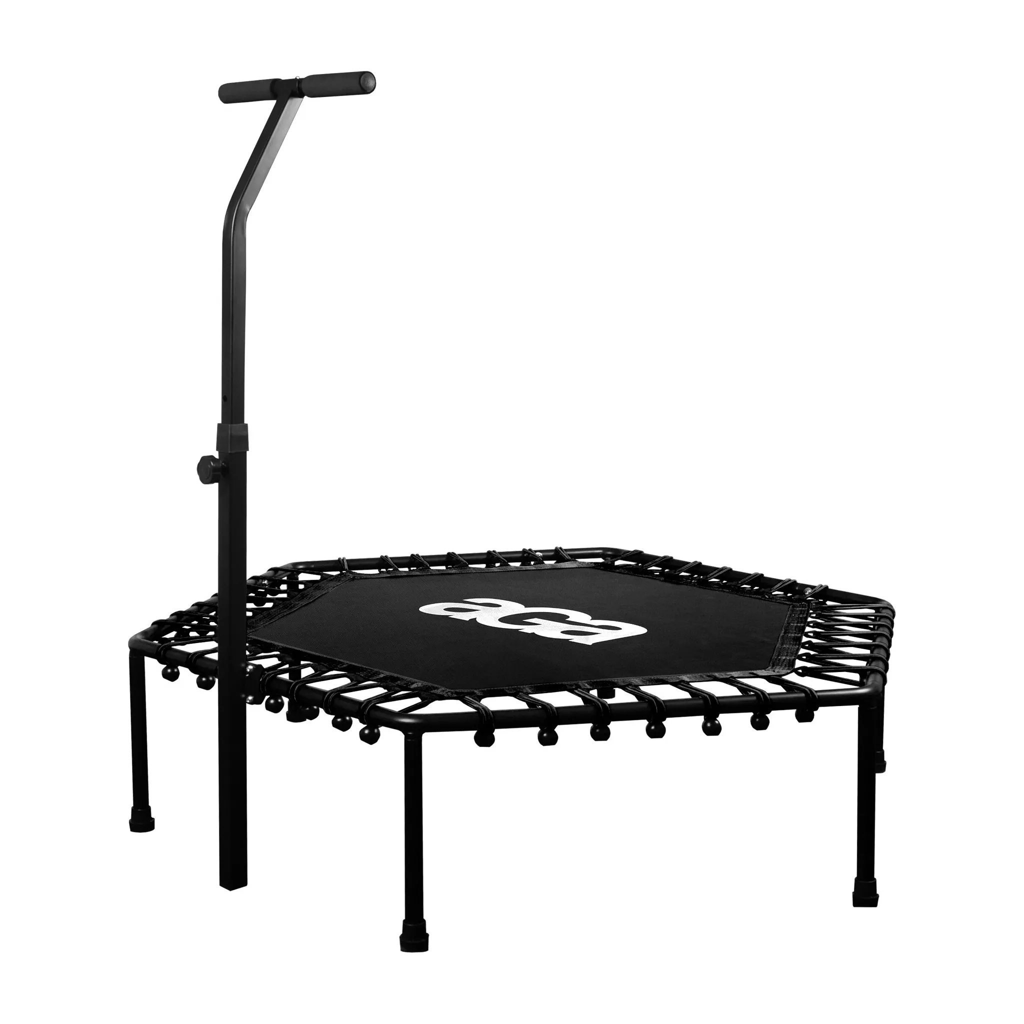 Fotografie 1 - Trampolína Aga Fitness 130 cm černá + madlo