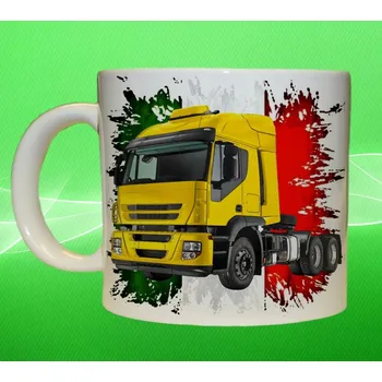 Moon River IVECO Stralis 440 vlajka hrnek s náklaďákem obsah 75 ml