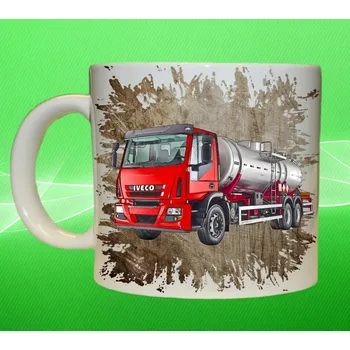 Moon River IVECO TECTOR 240E28 hnědý hrnek s náklaďákem obsah 75 ml
