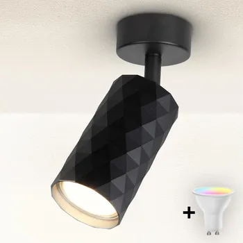 Bodové svítidlo Brilagi - LED RGBW Stmív. bodové svít. SELE DIAMANT 1xGU10/6W/230V Wi-Fi černá