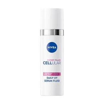 Pleťový krém NIVEA Cellular Expert Filler Daily UV Serum Fluid LSF 50 Pleťové fluidum