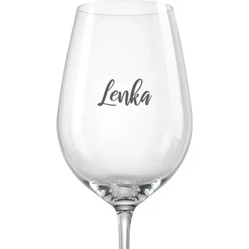 Sklenice Svatební sklenička se jménem, 1 ks (Do poznámky v nákupním košíku napište jméno)