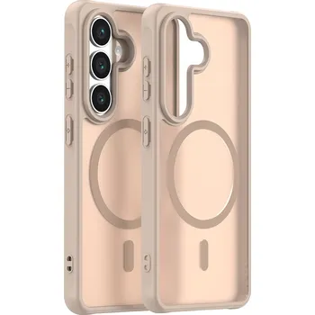 Pouzdro na mobilní telefon Techsuit - HaloFrost II MagSafe - Samsung Galaxy S26 - zlatá