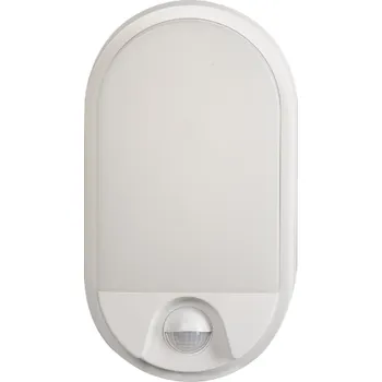 Nástěnné svítidlo Nástěnné LED svítidlo se senzorem 10 W, 950lm, 4000 K, bílé – Eurakles DARJA ST72/-BI