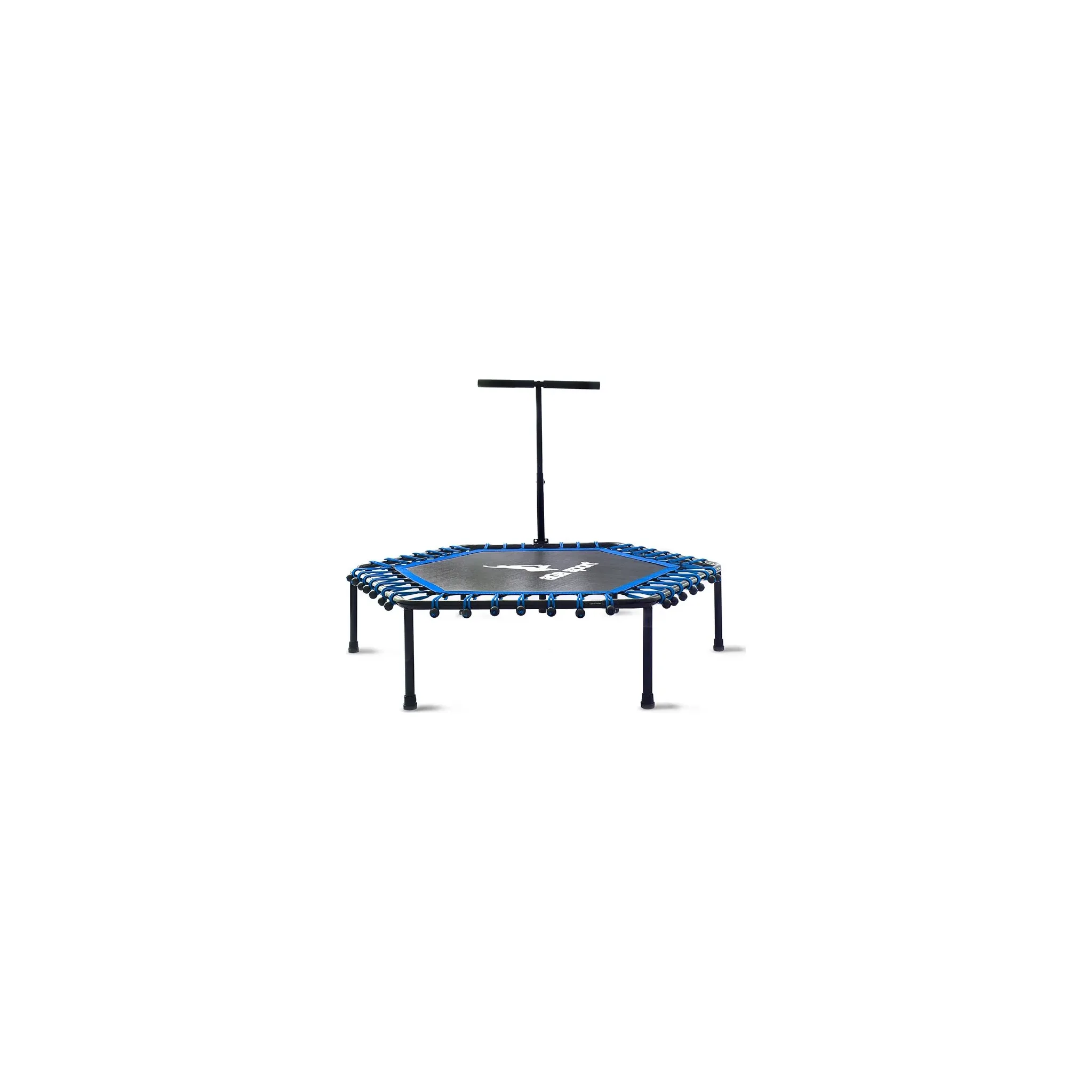 Fotografie 2 - Trampolína Aga Fitness 130 cm modrá + madlo