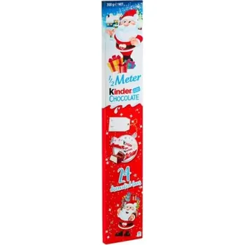 Čokoláda Kinder čokoláda 300 g 1/2 metr - ZIMNÍ EDICE - VÝPRODEJ !!! poslední 3 kusy (12x kinder čokoláda / maxi balení / KINDER chocolate / různé motivy)