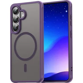 Pouzdro na mobilní telefon Techsuit kryt HaloFrost II MagSafe pro Samsung Galaxy S26 - fialový