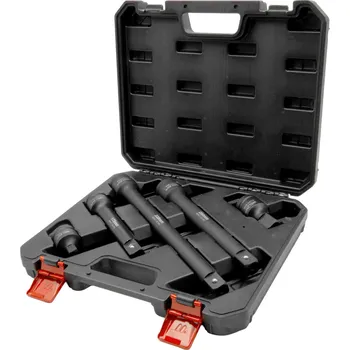 Gola hlavice Sada prodloužení 3/4" a adaptéru pro rázové utahováky, 75 - 330 mm, 5 dílů, Welzh (Welzh Werkzeug)