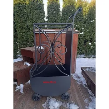 Koš na dřevo kolečko 15