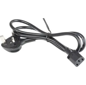Napájecí kabel Napájecí kabel 1m, Černá, A: IEC C13, B: GB BS1363, 10 A, 250 V RS PRO 3 x 0,75 mm²