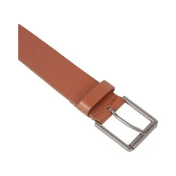 Opasek Pánský pásek Tommy Jeans Tjm Flag Leather 4.0 AM0AM12340 Hnědá 80