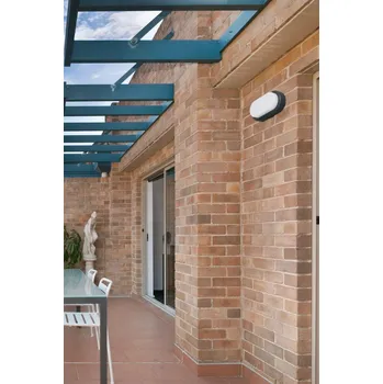 Venkovní osvětlení FRED 200 nástěnná lampa, tmavě šedá - FARO