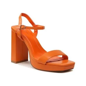 Dámské sandále Sandály DeeZee F048-6 Oranžová 38