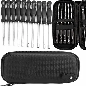 Šroubovák KLÍČ PRO NASTAVENÍ KARBURÁTORU ŠROUBOVÁK PRO REGULACI KARBURÁTORU SADA 10 KUSŮ