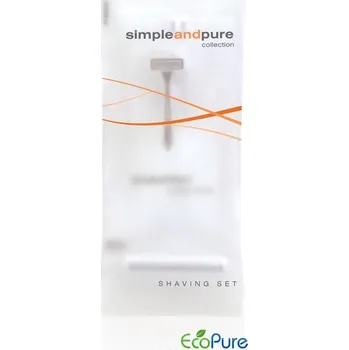 Kosmetická sada Sada na holení v sáčku, Simple and Pure, 100ks