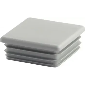 krytka na šroub Zátka čtvercová 40x40 tloušťka 1,0-3,0 šedá