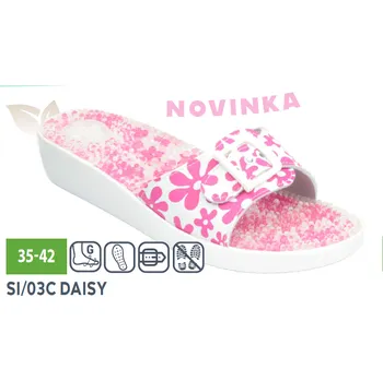 Dámská obuv Santé SI/03C dámské pantofle Daisy Barva: Růžová, Velikost: 42, Stélka: Reflexní