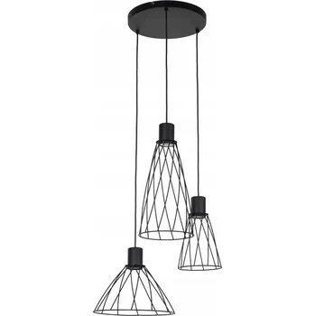 MODESTO BLACK ZÁVĚSNÁ LAMPA 3 KRUH