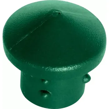 Příslušenství pro plot Čepička sloupku HDPE PVC 5/4", zelená