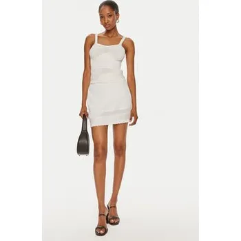 Dámská sukně United Colors Of Benetton Mini sukně 1594D001E Bílá Regular Fit M