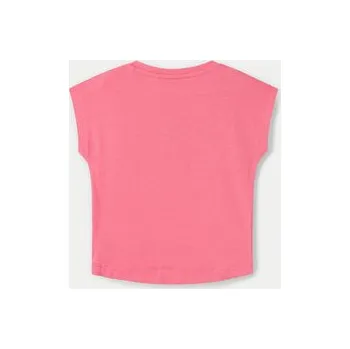 Pánské tričko NAME IT T-Shirt Vigea 13228175 Růžová Regular Fit 98