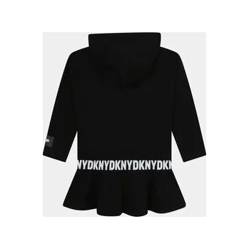 Dámské šaty DKNY Úpletové šaty D32905 S Černá Regular Fit 8Y