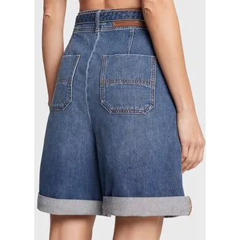 Dámské kraťasy Pinko Džínové šortky Bubolare 1J112S Y1E6 Modrá Relaxed Fit 25