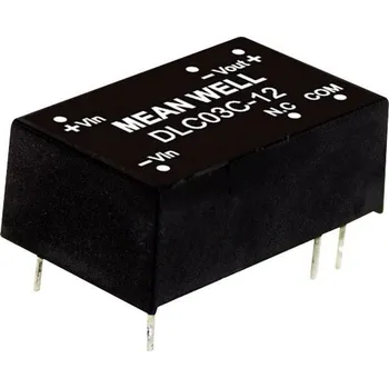 Měnič napětí MEAN WELL DLC03A-15 DC/DC měnič napětí, modul 100 mA 3 W Počet výstupů: 2 x Obsah 1 ks