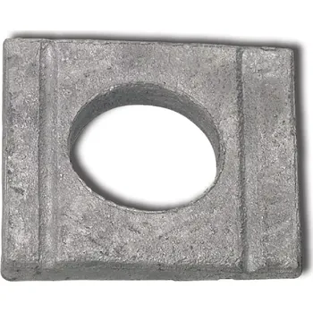 podložka Podl. pro U tyče DIN 434 ocel 11x22x22x3,8 (M10) TZN