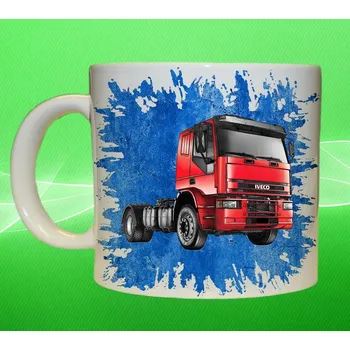 Moon River IVECO 320 modrý míchačka hrnek s náklaďákem obsah 75 ml