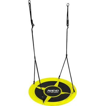 Zahradní houpačka Neo-Sport 1083 Houpačka čapí hnízdo Swingo 105 cm, žluto-zelená