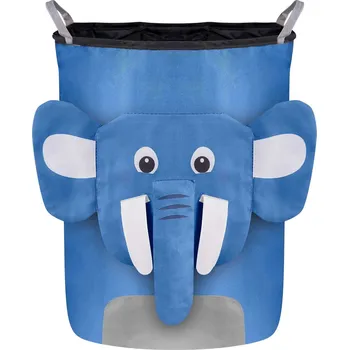 Dětská zábrana Nukido 740227 Koš na hračky - modrý slon