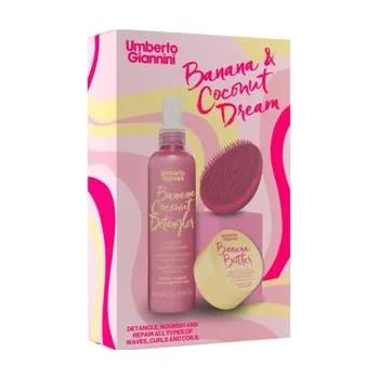 Umberto Giannini Banana & Coconut Dream Giftset Sada péče o vlasy