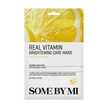 Pleťový krém Some By Mi Real Care Mask Vitamin Brightening Care Mask Ručníková maska