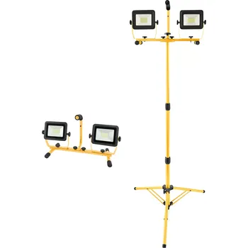 Nástěnné svítidlo reflektor LED, 2x2700lm, se stojanem 180cm