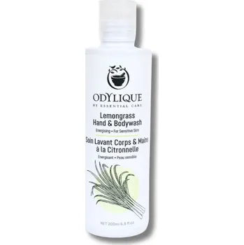 Sprchový gel Odylique | Bio Sprchový gel - svěží vůně Citronová tráva Objem: 200 ml šetrný a osvěžující, vyrovnávající pH pokožky