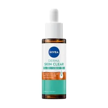 Pleťový krém NIVEA Derma Skin Clear Regenerate & Clear Serum Pleťové sérum