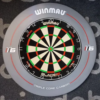 Terč na šipky Winmau set DOUBLE - terč Blade 6 Dual Core + okruží Blade 6 Grey