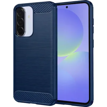 Pouzdro na mobilní telefon Techsuit - Carbon Silicone - Samsung Galaxy A37 5G - modrý