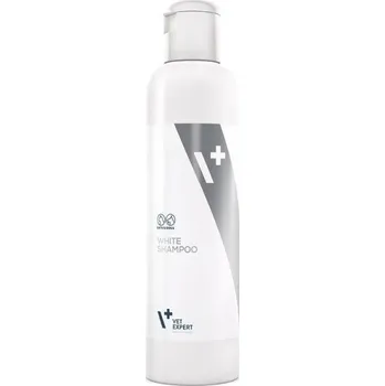 Krmivo pro kočku VetExpert WHITE SHAMPOO - šampon pro psy a kočky se světlou srstí