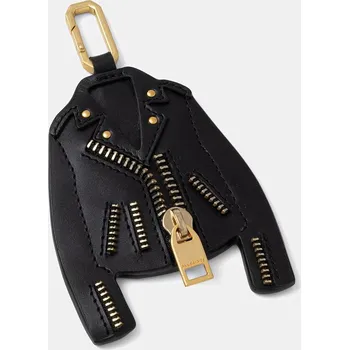 Kožená klíčenka AllSaints BALFERN W535XC černá 99X, vel. ONE SIZE