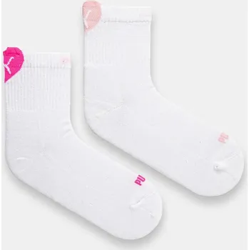 Ponožky Puma LOGO SHORT CREW 2-pack 938555 bílá 00A, vel. 35/38