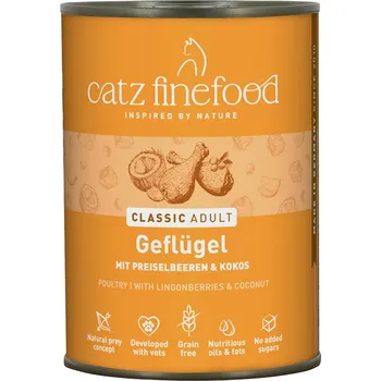 Krmivo pro kočku 12x400g catz finefood - Drůbeží