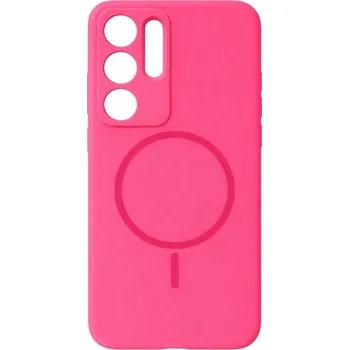 Pouzdro na mobilní telefon Zadní kryt Magsafe Slim Silicone pro Samsung Galaxy S25 Ultra růžový